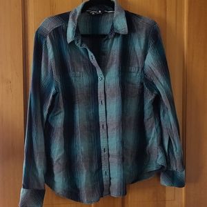 Riders by Lee, XL, Blue, Button Down